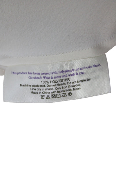 M.M. Lafleur Womens Tunic Sleeveless White Polyester Size 3