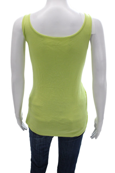 Eileen Fisher Women Camisole 100% Silk Sleeveless Square Neck Green Size 1X