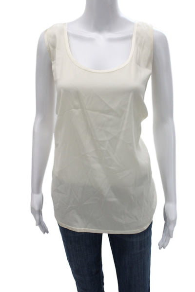Eileen Fisher Womens Silk Beige Sleeveless Camisole Plus Size 2X