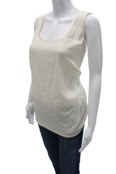 Eileen Fisher Womens Silk Beige Sleeveless Camisole Plus Size 2X