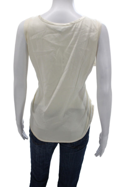 Eileen Fisher Womens Silk Beige Sleeveless Camisole Plus Size 2X