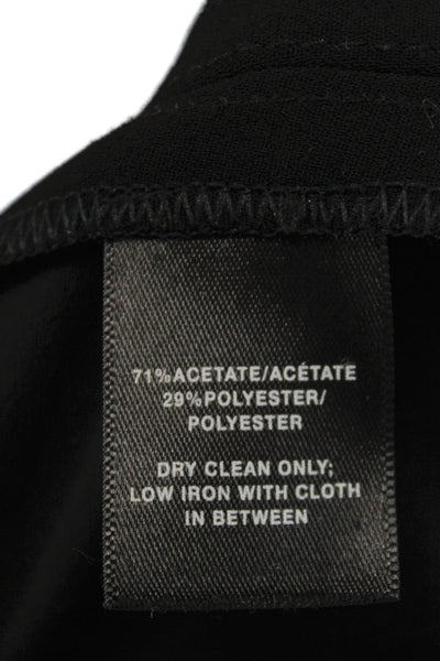 Lafayette 148 New York Women Dress Pants Black Acetate Polyester Size 20W
