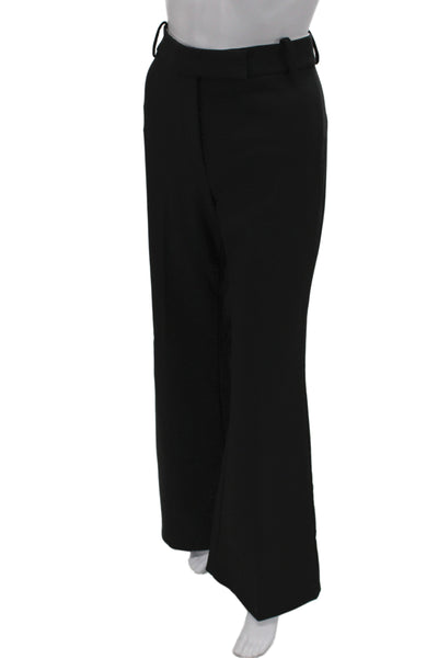 MNG Womens Dress Pants Black Buckle 32 Inseam Size 2