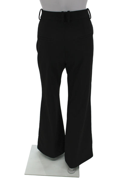 MNG Womens Dress Pants Black Buckle 32 Inseam Size 2