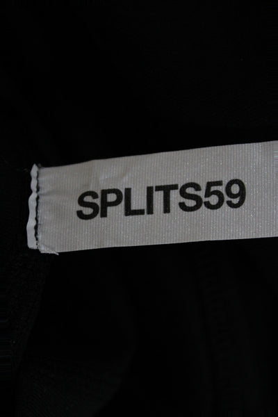 Splits 59 Womens Black Spandex Polyester Pants 90s Size L