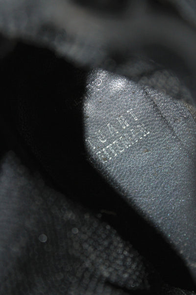 Stuart Weitzman Womens Full Zipper Square Toe Ankle Boots Black Size 10 Medium