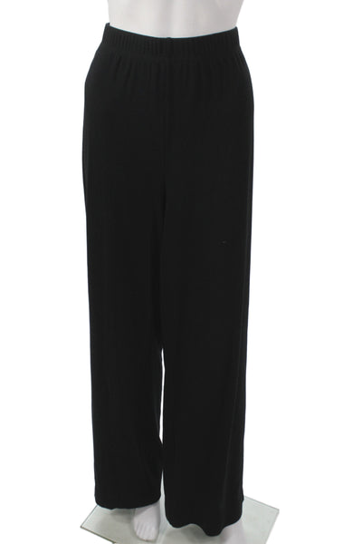 St. John Womens Dress Pants Black Viscose Polyester Size L