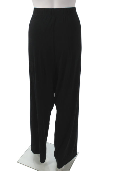 St. John Womens Dress Pants Black Viscose Polyester Size L