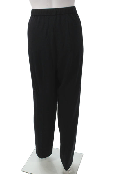 St. John Sport Women Black Dress Pants Size L