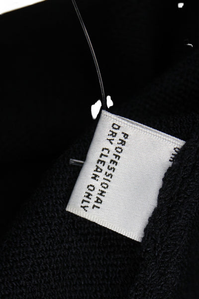 St. John Collection Womens Dress Pants Black Wool Size 14