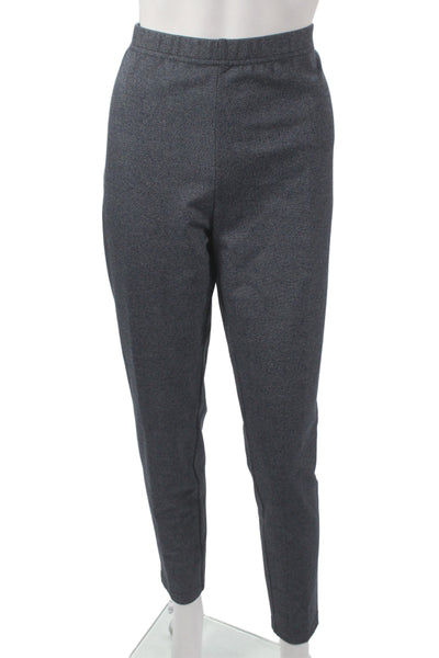 St. John Women Ankle Dress Pants Dark Gray 69% Viscose Size L