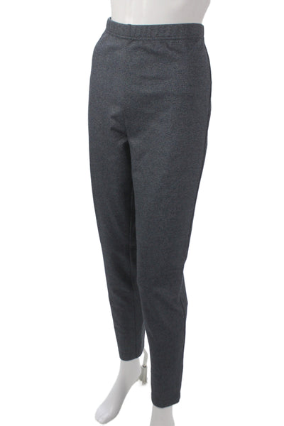 St. John Women Ankle Dress Pants Dark Gray 69% Viscose Size L