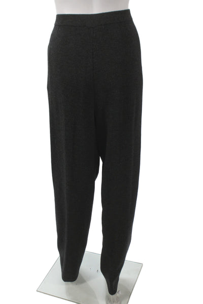 St. John Collection By Marie Gray Women Dress Pants Dark Gray Wool Size 12