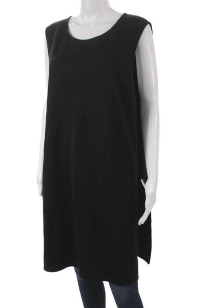 St. John Essentials By Marie Gray Womens Pencil Skirt Gray Wool Size 16