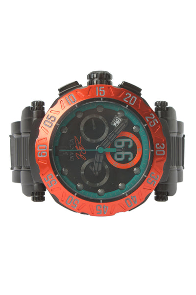 Invicta Mens Black S-Steel Jason Taylor 32160 Chronograph Quartz Watch 48mm