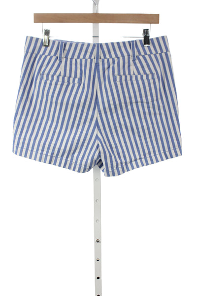 J Crew Unisex Striped Chino Shorts Blue Size 27
