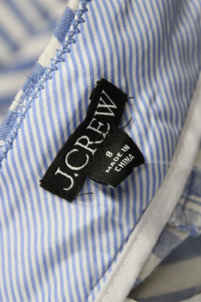 J Crew Unisex Striped Chino Shorts Blue Size 27