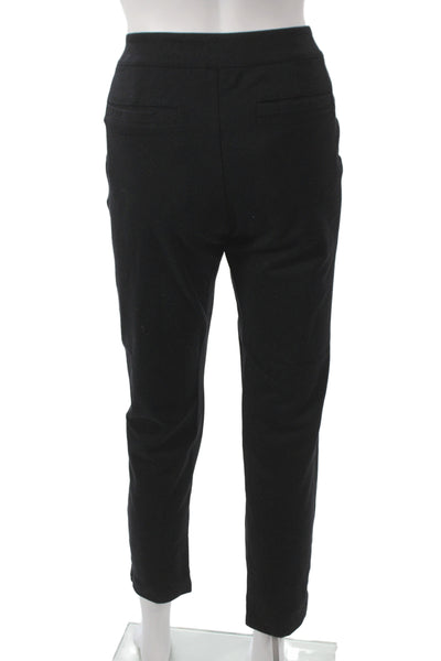 American Giant Women Ankle Cropped Black Leggings Size 6