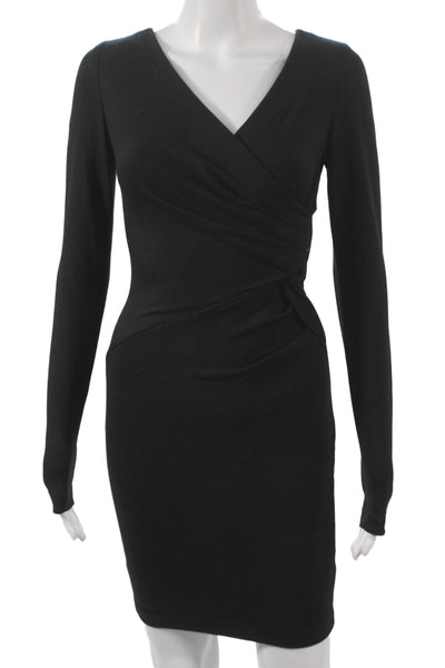 Robert Rodriguez Black Label Womens Black Bodycon Long Sleeve Dress Size 0