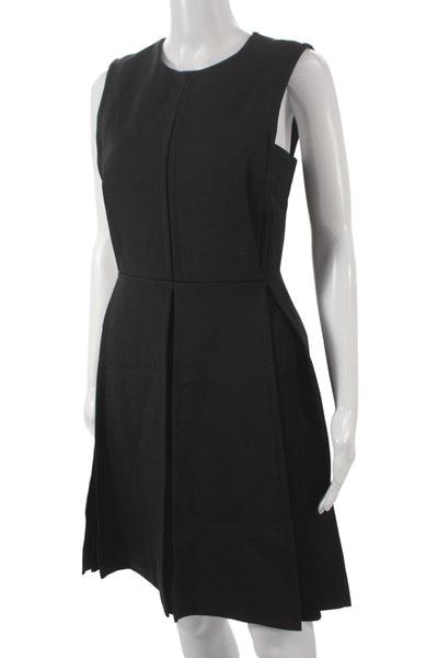 Rag & Bone Womens A-Line Fit & Flare Knee Length Black Dress Zip Size 2