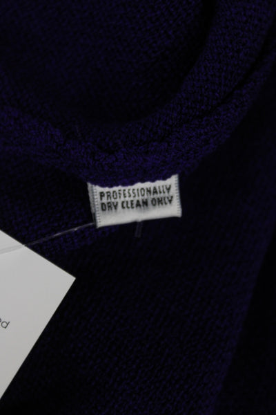 St. John Collection By Marie Gray Womens Purple Wool Dress Pants Size 12
