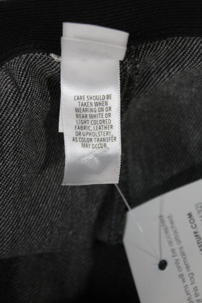 St. John Women Dress Pants Gray Polyester Rayon Solid Size 14