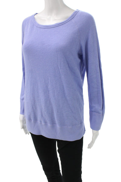 Standard James Perse Unisex Pullover Sweater Purple Size 2