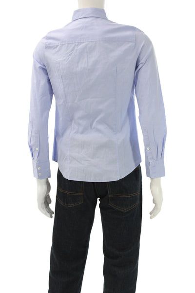 J Crew Mens Button-Down Shirt Light Blue 100% Cotton Long Sleeve Size 6