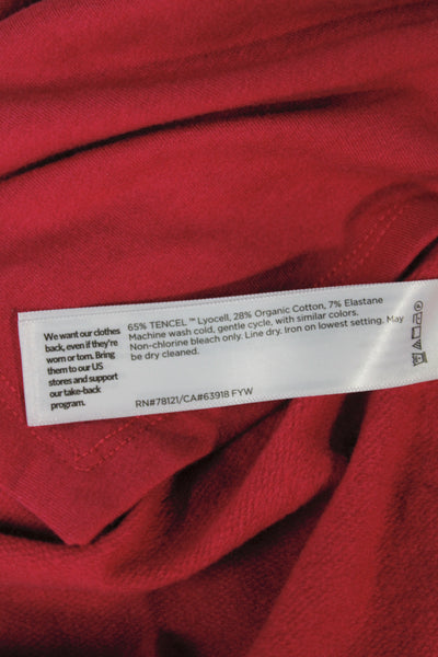 Eileen Fisher Unisex Red Turtleneck Pullover Sweater Long Sleeve Size 2X