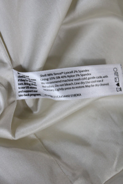 Eileen Fisher Women Coatigan Beige 3/4 Sleeve Tencel Lyocell Size 2X
