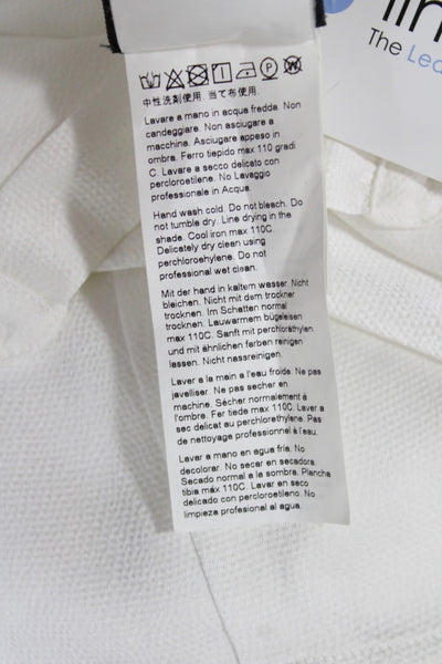 Persona By Marina Rinaldi Women Tunic White Button Up Long Sleeve Size 18