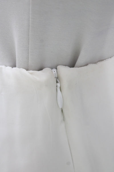 BB Dakota Womens T-Shirt Dress White Cotton Polyester Knee Length Size XS
