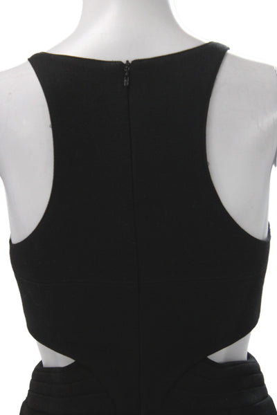 Hunter Bell Women Black Sleeveless Jumpsuit Round Neck Size 2