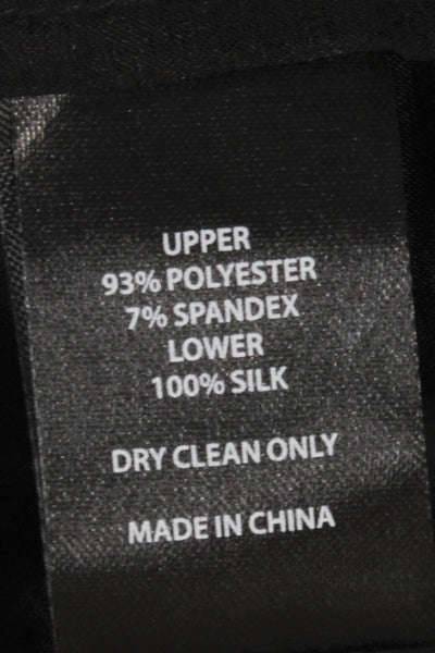 Cynthia Rowley Women Sleeveless Crew Neck Black Designer Blouse Size XS