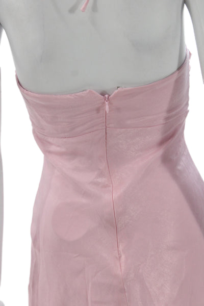 More To Come Womens Pink Mini Sundress Sleeveless Polyester Size XS