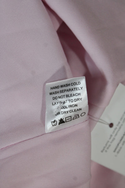 More To Come Womens Pink Mini Sundress Sleeveless Polyester Size XS