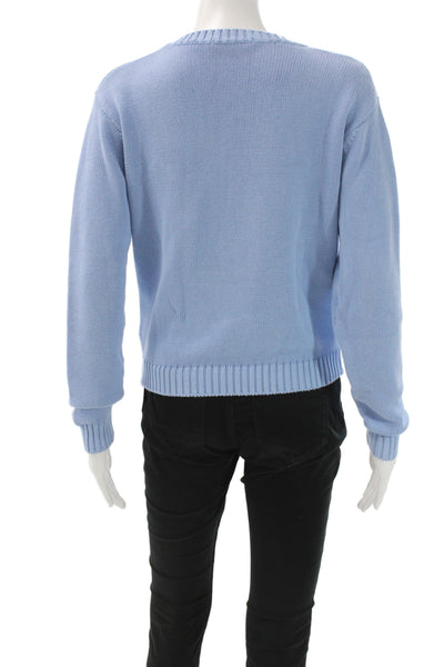 Brandy Melville Unisex Light Blue Pullover Sweater Size One Size