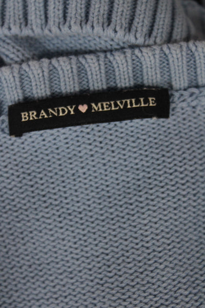 Brandy Melville Unisex Light Blue Pullover Sweater Size One Size