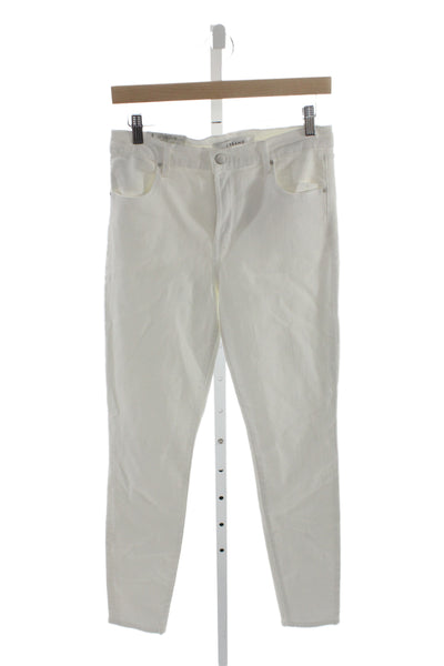 J Brand Women Skinny Jeans White Mid Rise Size 29