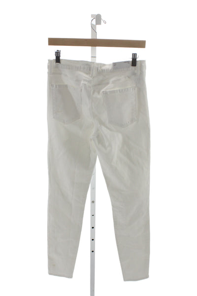 J Brand Women Skinny Jeans White Mid Rise Size 29