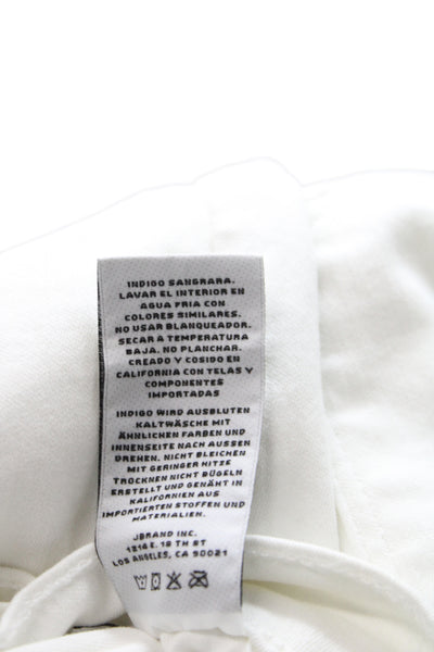 J Brand Women Skinny Jeans White Mid Rise Size 29