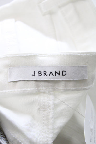 J Brand Women Skinny Jeans White Mid Rise Size 29