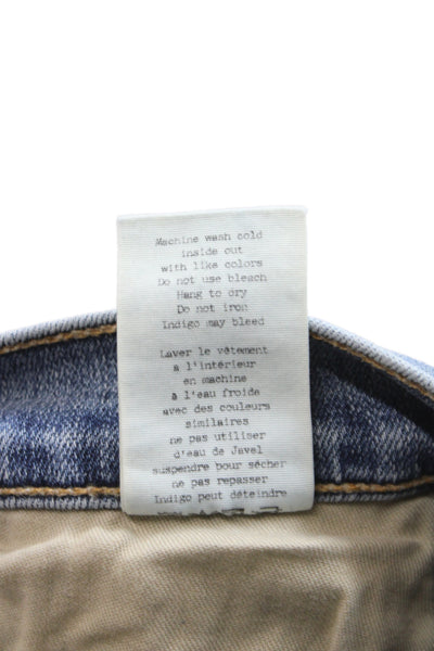 Rag & Bone Womens Skinny Ankle Jeans Blue Mid Rise Size 27