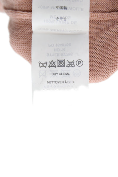 J Crew Unisex Pink Crewneck Long Sleeve Pullover Size 2XS