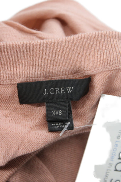 J Crew Unisex Pink Crewneck Long Sleeve Pullover Size 2XS