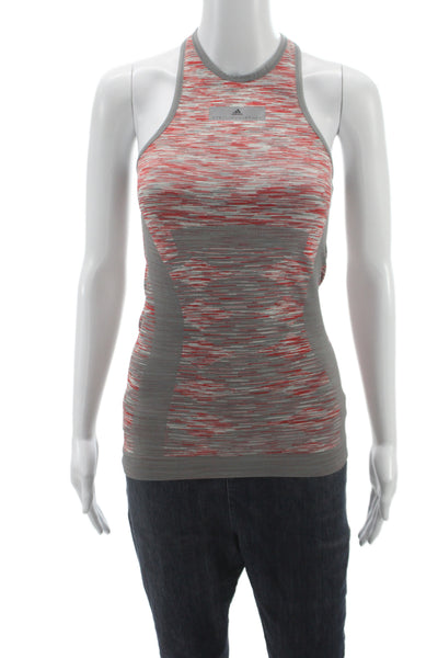 Adidas by Stella McCartney Womens Jersey Tank Sleeveless Gray High Neck Size XS