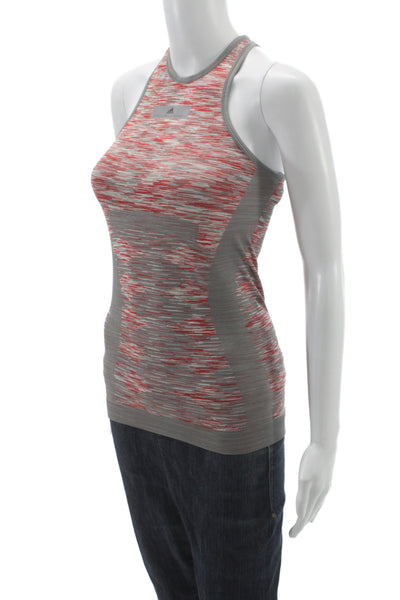 Adidas by Stella McCartney Womens Jersey Tank Sleeveless Gray High Neck Size XS
