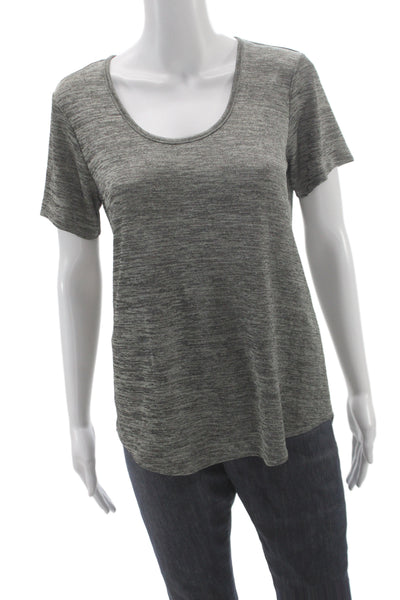 Rag & Bone Womens Basic Jersey T-Shirt Gray Short Sleeve Round Neck Size M