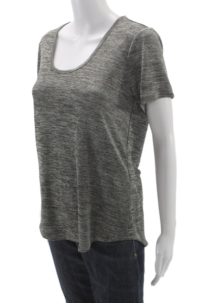 Rag & Bone Womens Basic Jersey T-Shirt Gray Short Sleeve Round Neck Size M