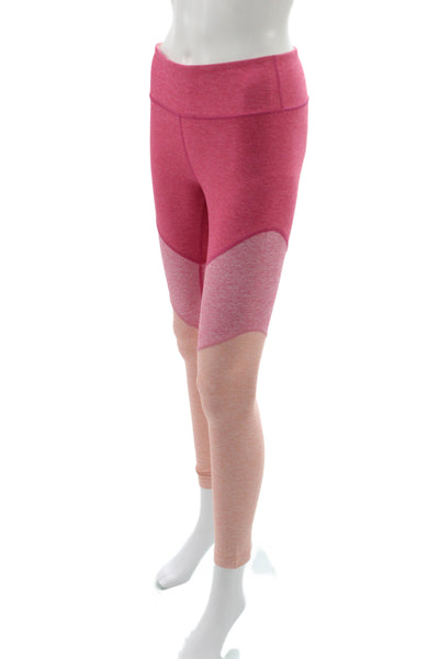 Outdoor Voices Womens Ankle Leggings Pink Polyester Spandex Size S